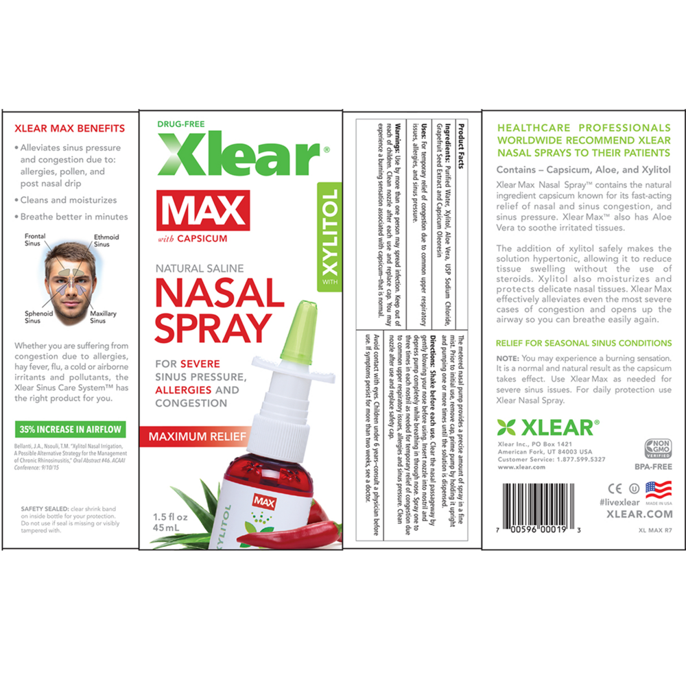 MAX Nasal Spray with Capsicum