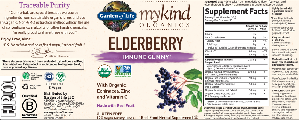 myKind Organics Elderberry