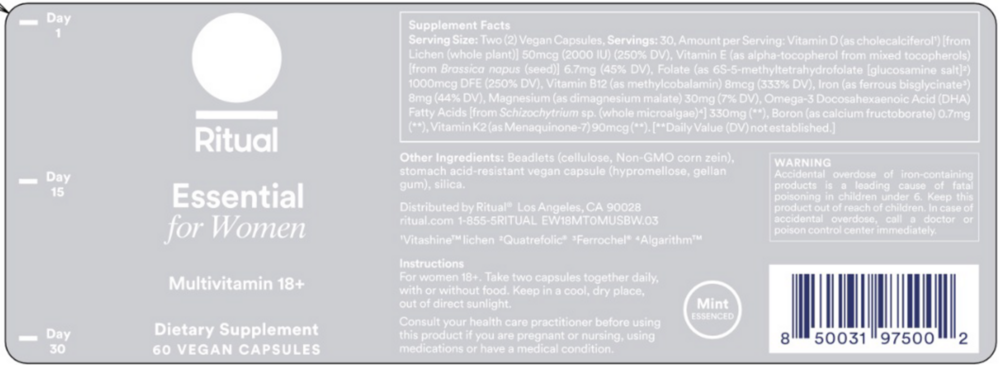 Essential for Women Multivitamin 18+ Mint