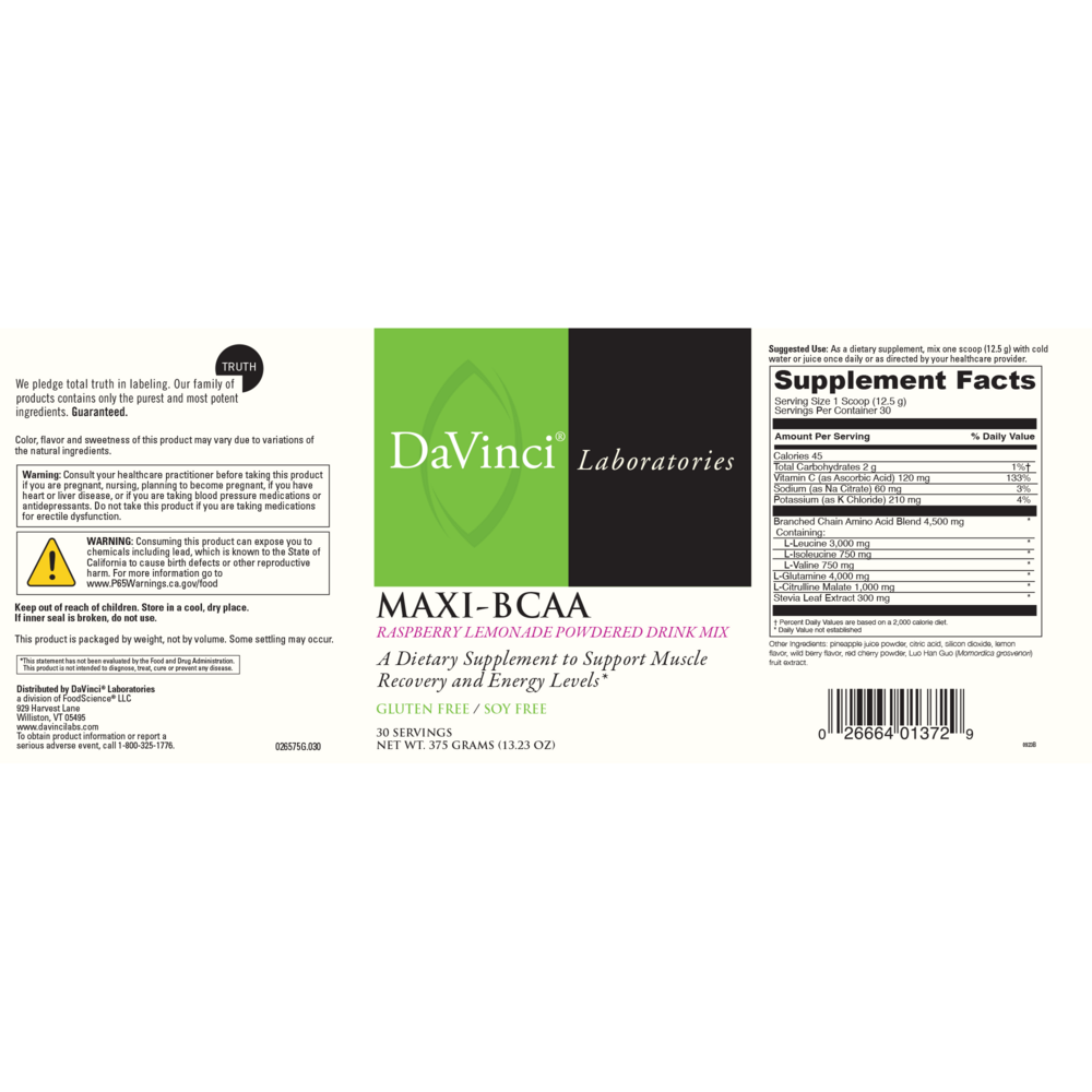 Maxi-BCAA (California Only)