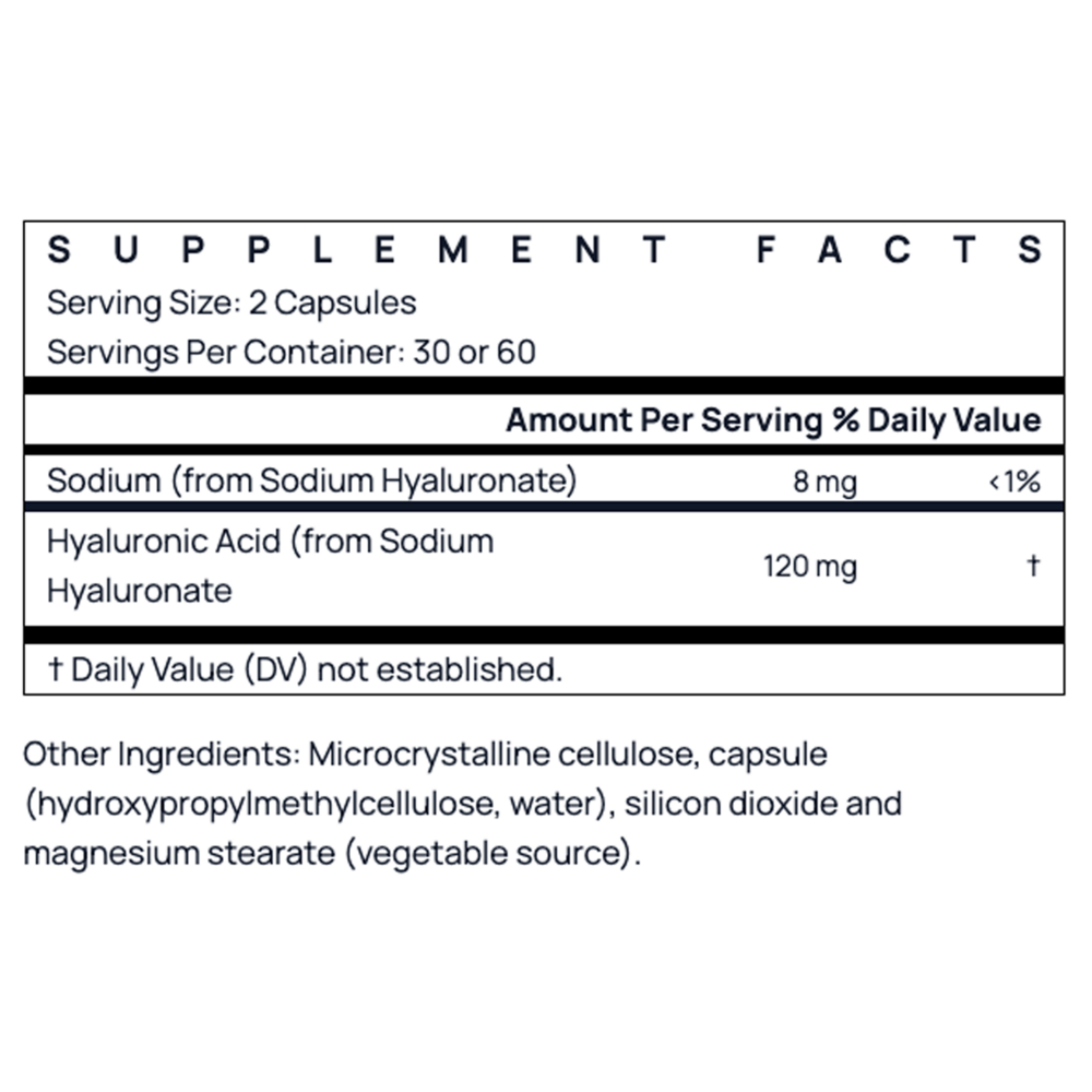 Hyaluronic Acid 120mg