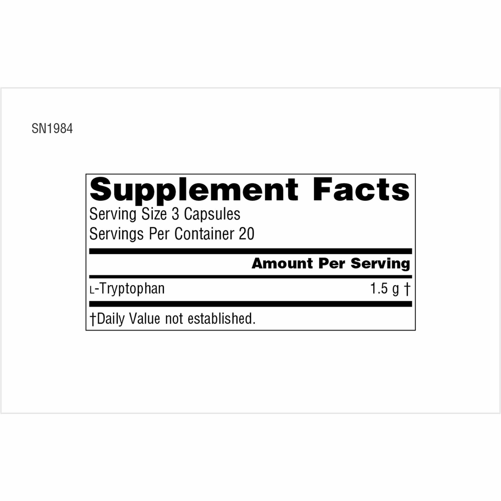 L-Tryptophan 500mg