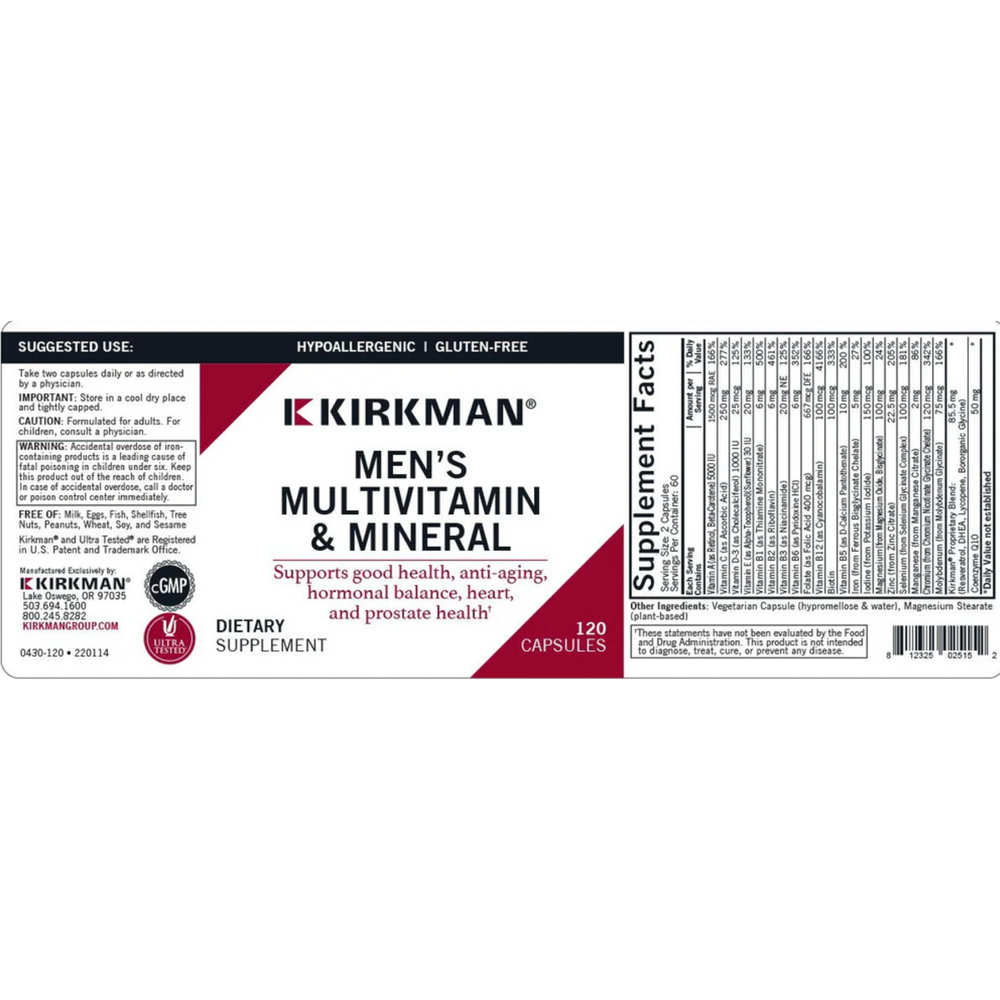 Men's Multi-Vitamin & Mineral