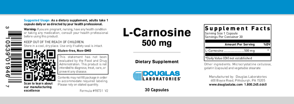 L-Carnosine 500mg