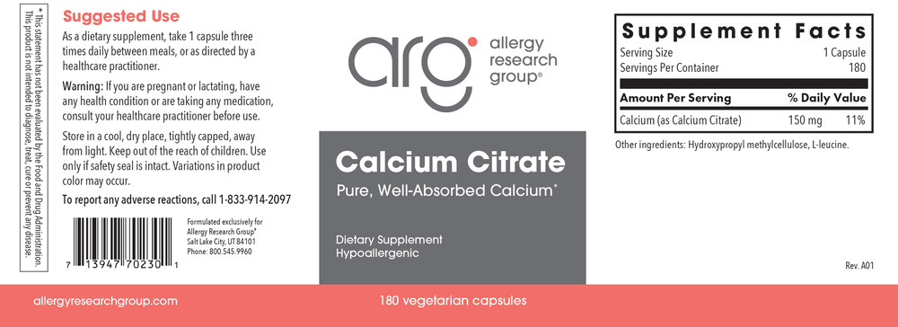 Calcium Citrate 150mg