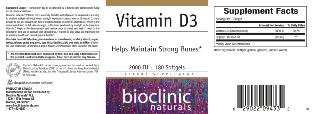 Vitamin D3 2000 IU