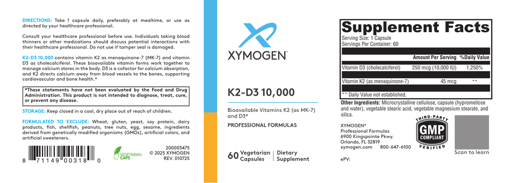 K2-D3 10,000 (Vitamin D3)