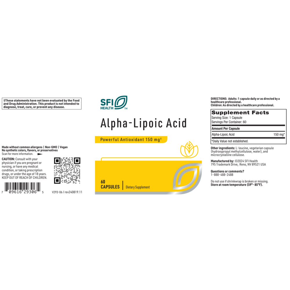 Alpha-Lipoic Acid 150mg