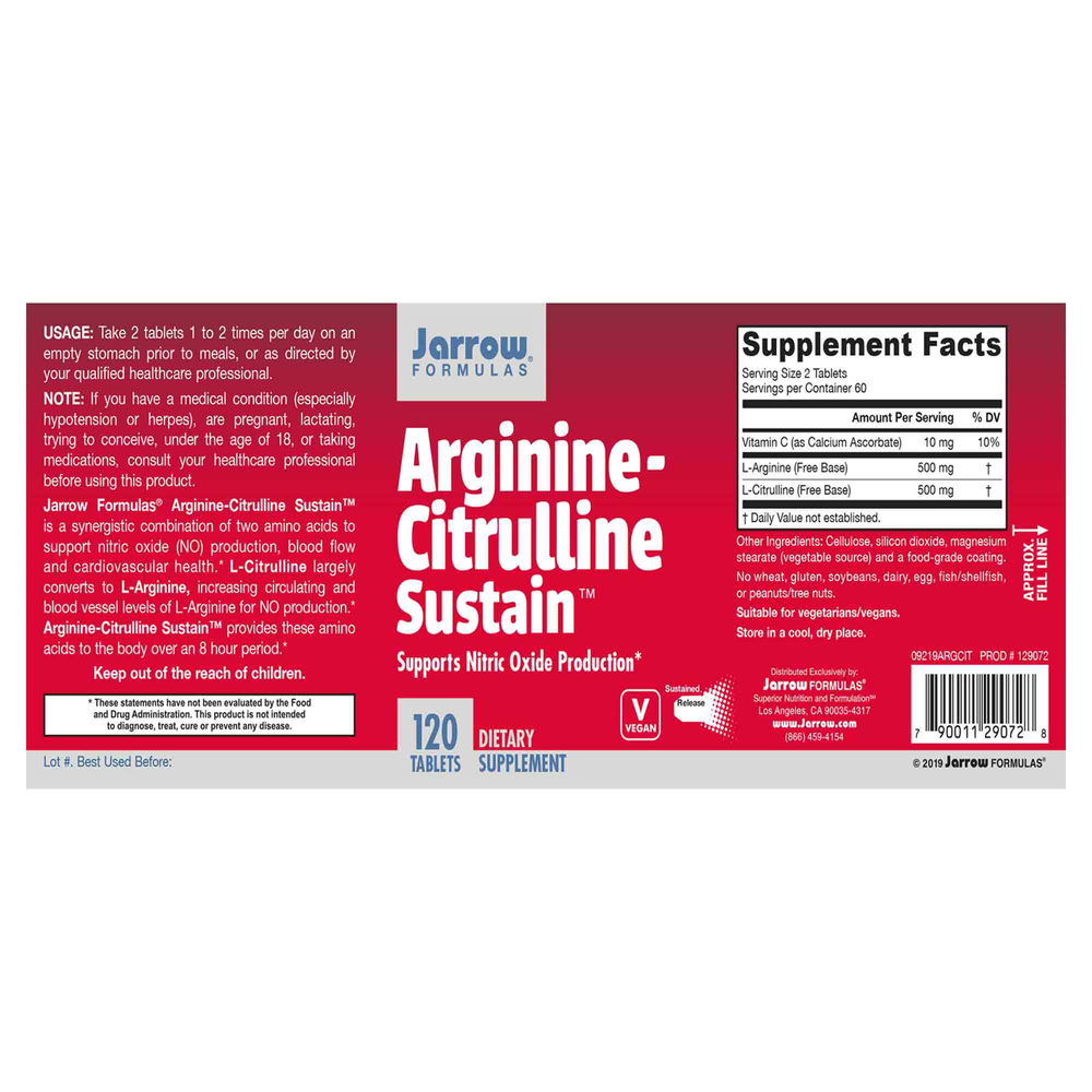 Arginine-Citrulline Sustain