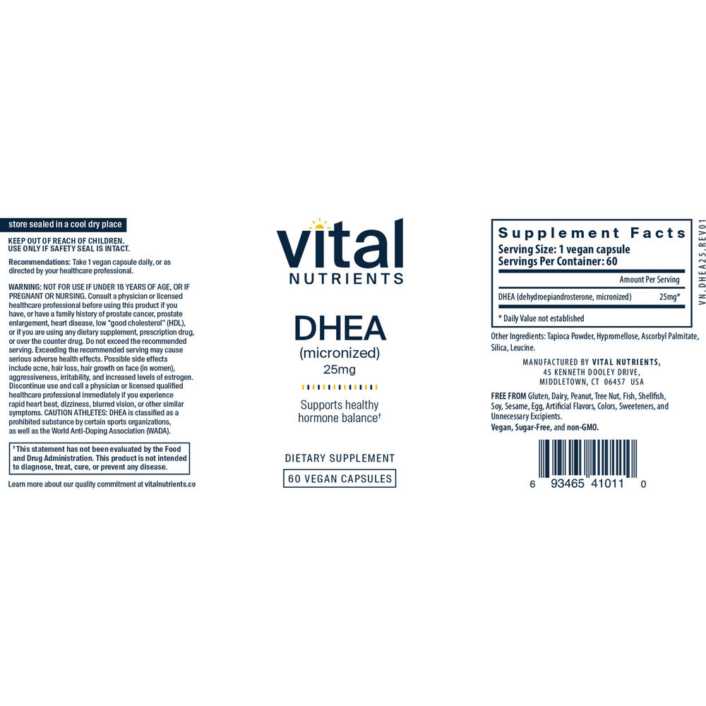 DHEA (micronized) 25mg