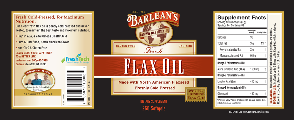 Flax Oil - Softgels