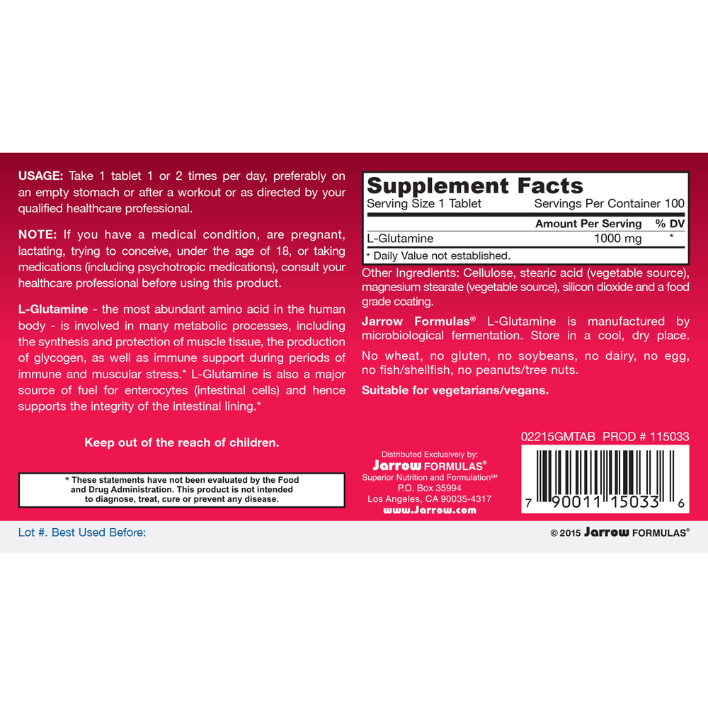 L-Glutamine 1000mg