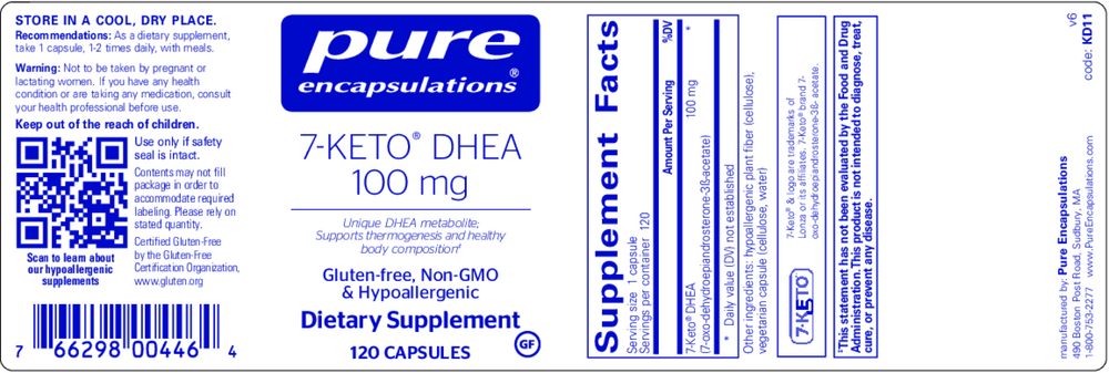7-Keto DHEA 100mg