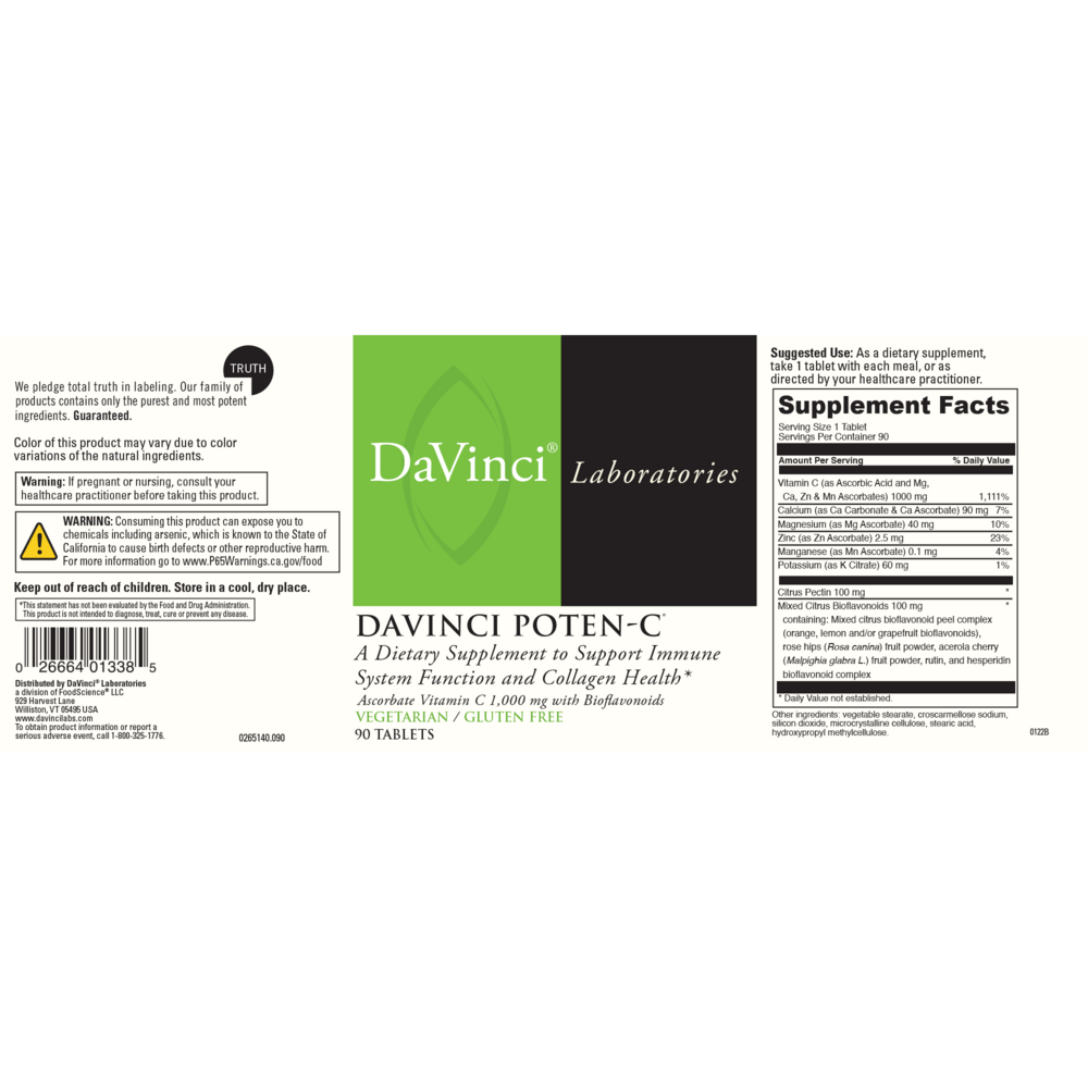 DaVinci Poten-C® (California Only)