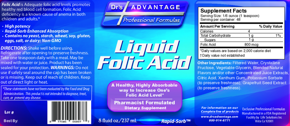 Liquid Folic Acid