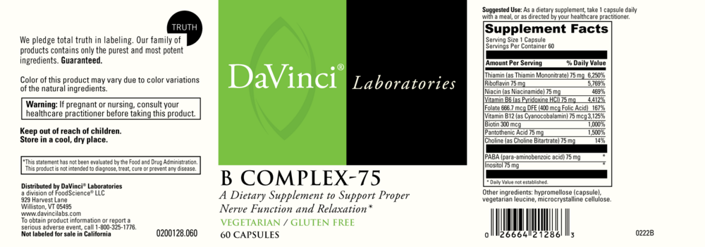 B Complex-75