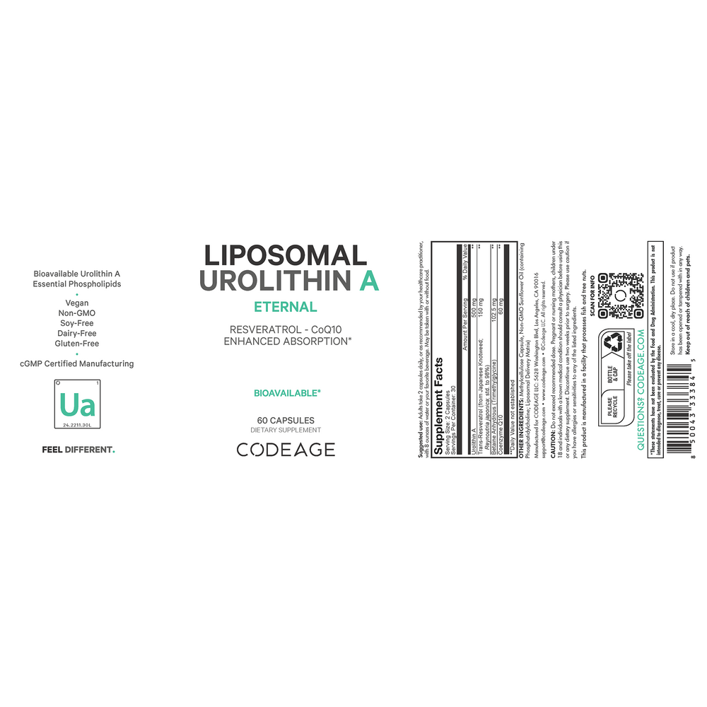 Liposomal Urolithin A