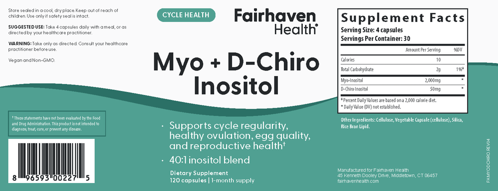Myo + D-Chiro Inositol 40:1