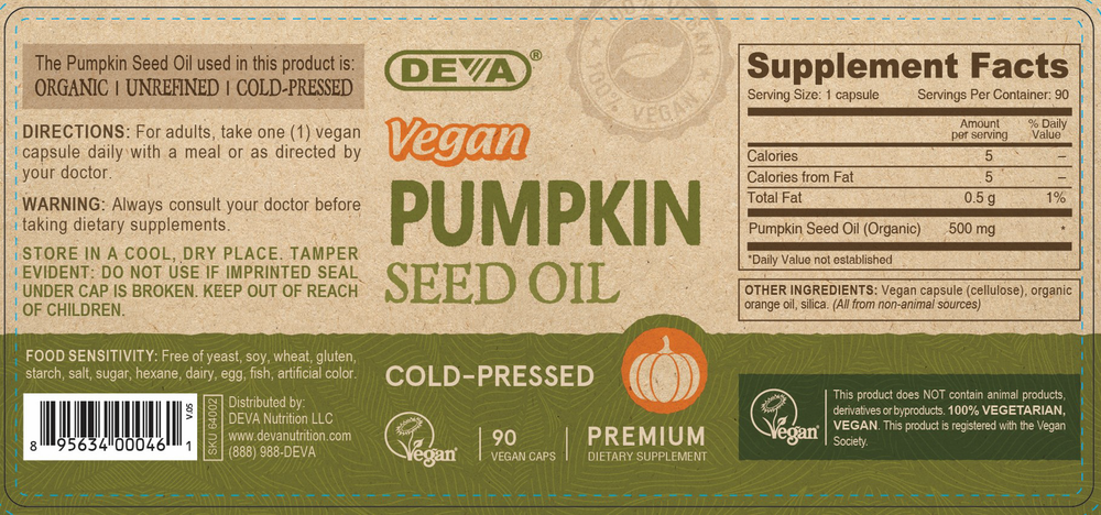 Vegan Pumpkin Seed Oil