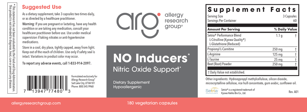 NO (Nitric Oxide) Inducers