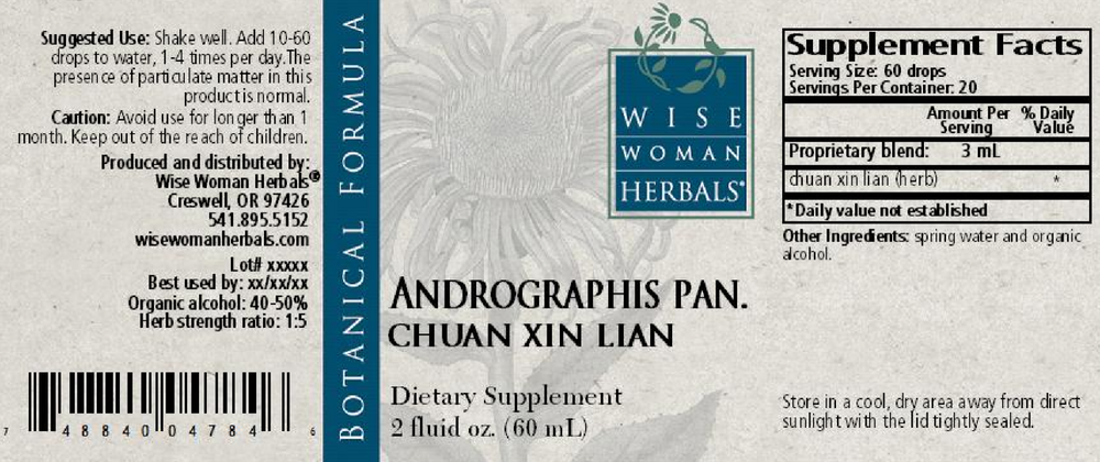 Andrographis paniculata - chuan xin lian