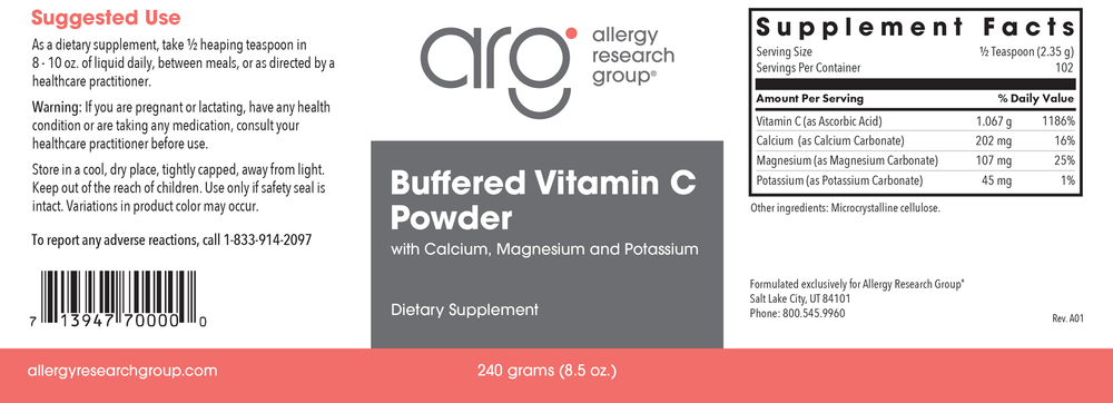 Buffered Vitamin C Powder