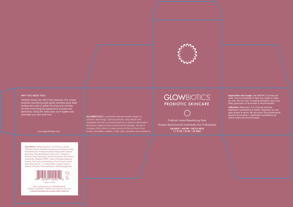 Probiotic Instant Resurfacing Pads