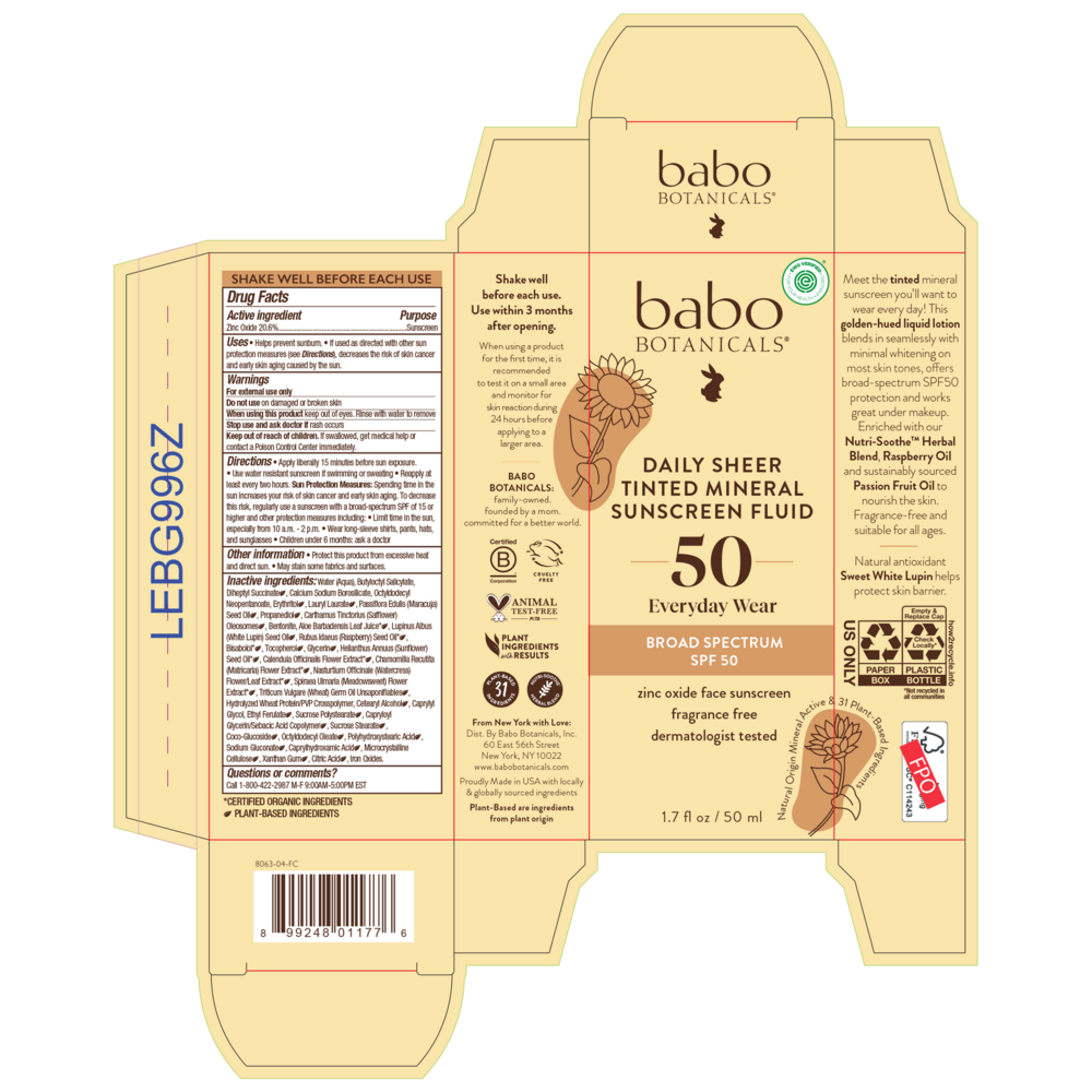 Daily Sheer Tinted Mineral Sunscreen Fluid SPF50