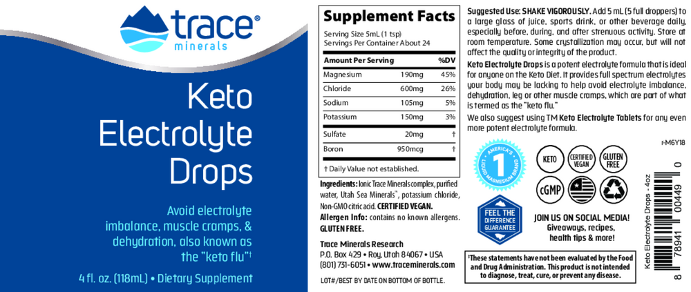 Keto Electrolyte Drops