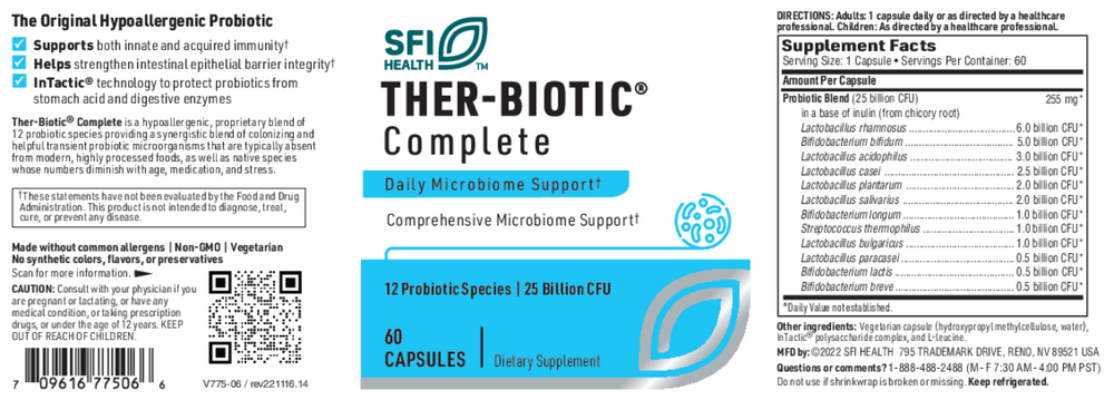 Ther-Biotic® Complete Probiotic