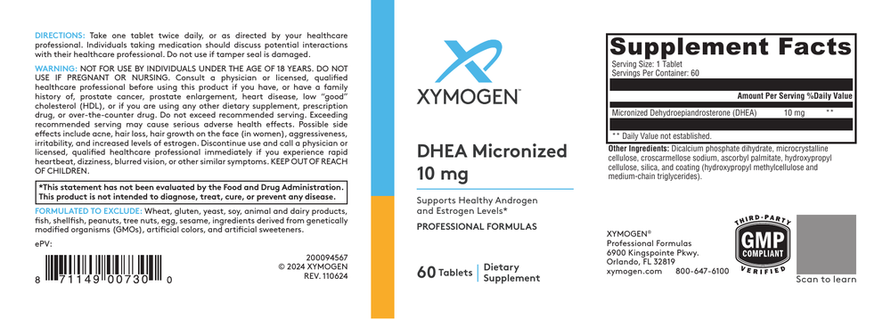 DHEA Micronized 10mg