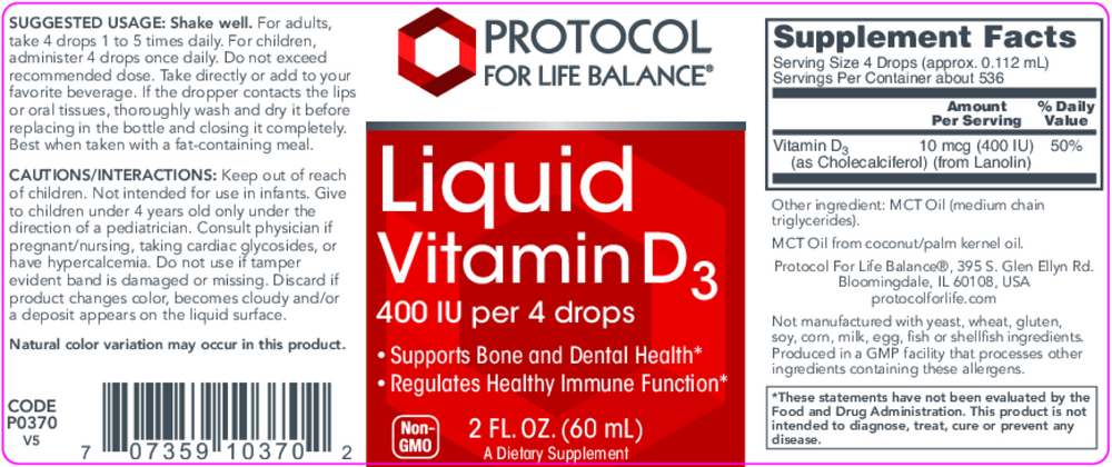 Liquid Vitamin D3
