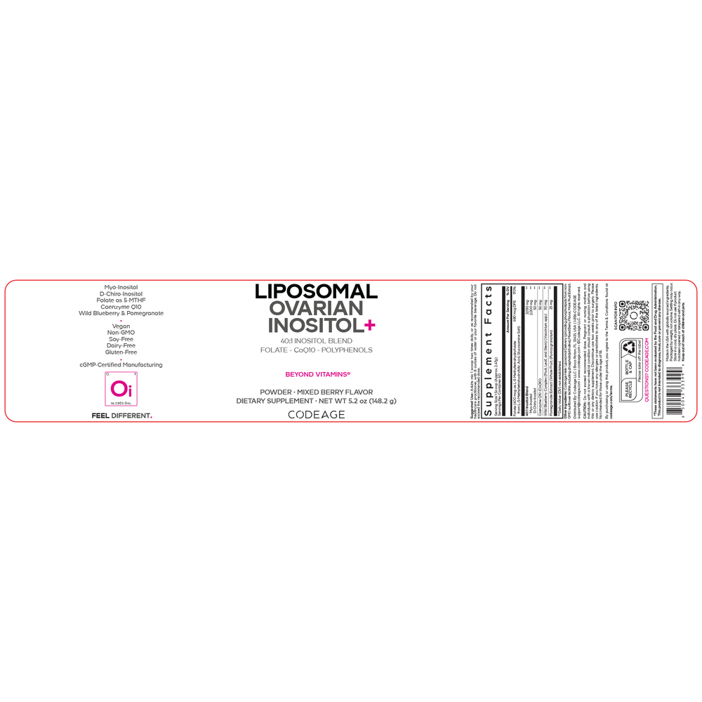 Liposomal Ovarian Inositol+ Powder