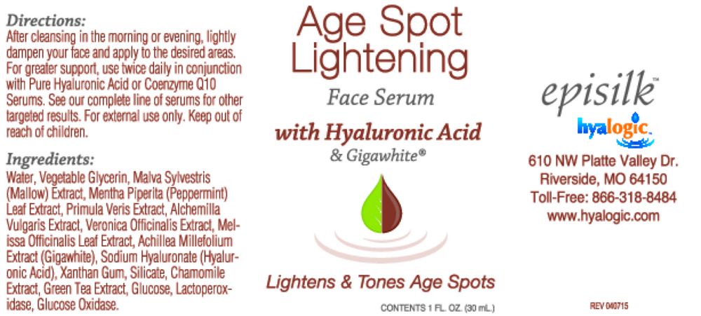 Age Spot Lightening Serum w/ HA