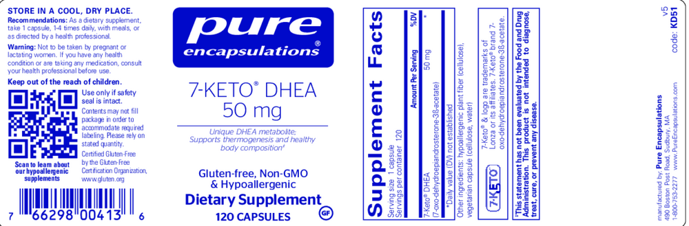 7-Keto DHEA 50mg