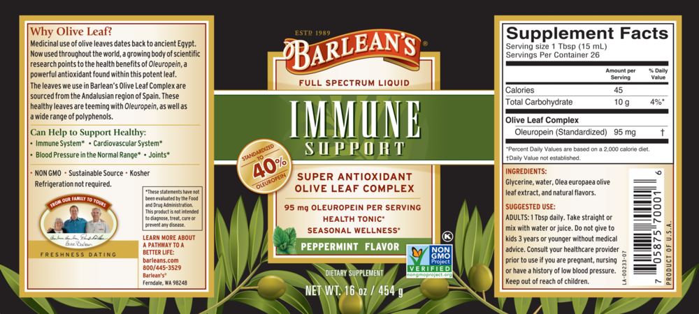 Olive Leaf Complex Peppermint