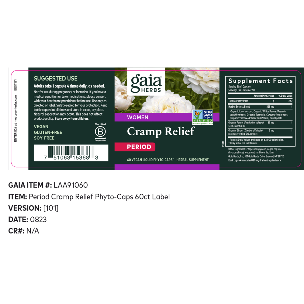 Cramp Relief Period