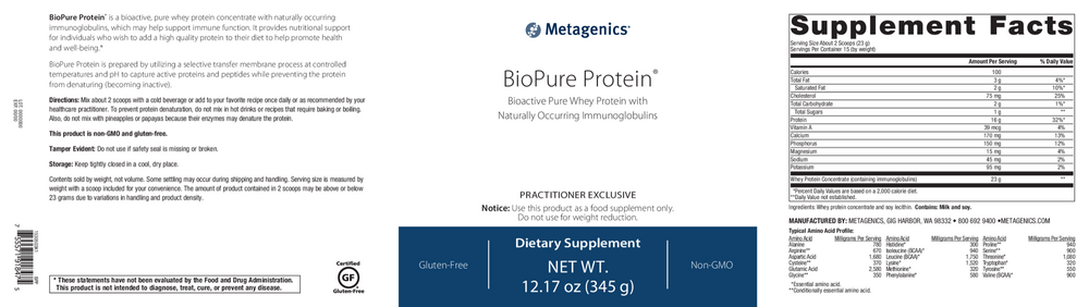 BioPure Protein® (California Only)
