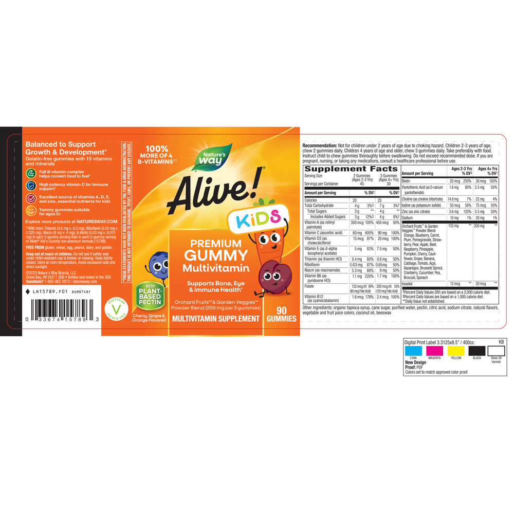 Alive! Childrens Multi Gummies