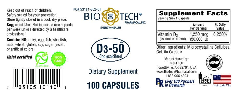D3-50 50,000IU