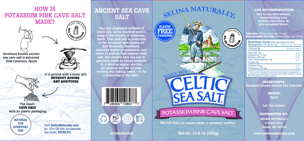 Celtic Sea Salt® Pink Potassium Sea Salt