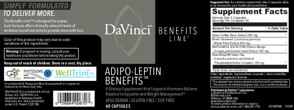 Adipo-Leptin Benefits