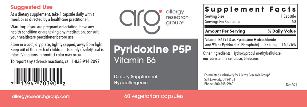 Pyridoxine P5P (B-6)