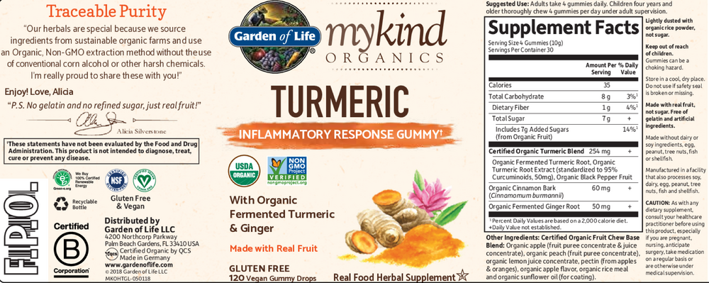 mykind Organics Herbal Turmeric