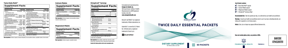 Twice Daily Essential Packets