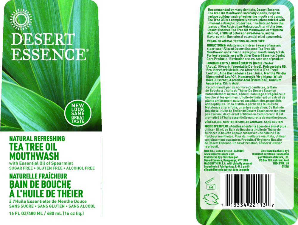 Tea Tree Oil Mouthwash Spearmin