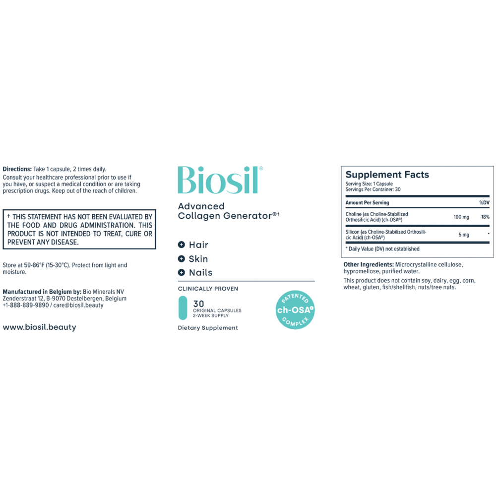 Collagen Generator (formerly BioSil® Hair, Skin, Nail)