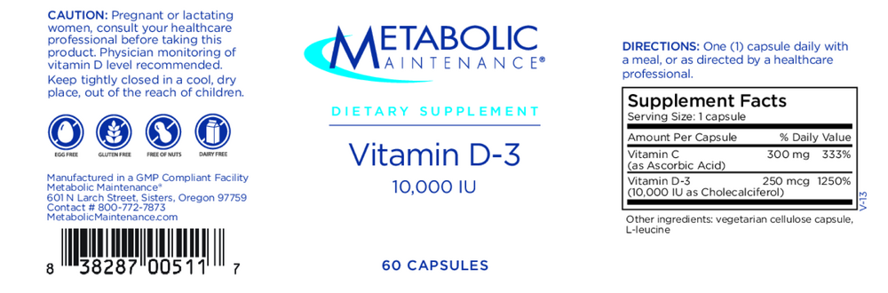 Vitamin D-3 [10,000 IU] with Vitamin K2