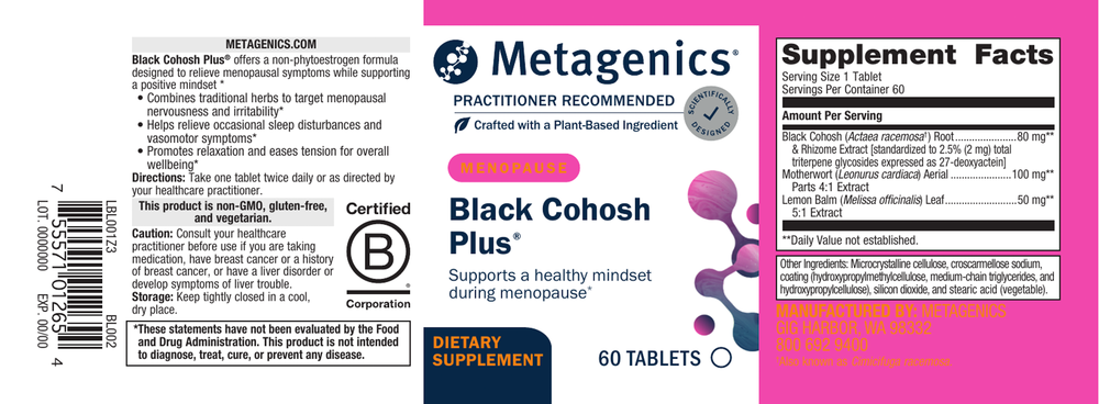 Black Cohosh Plus®