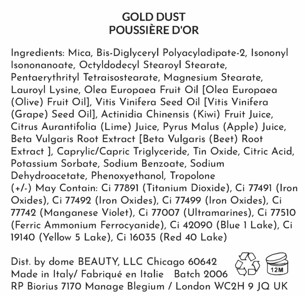 Diamond Shadow, Gold Dust